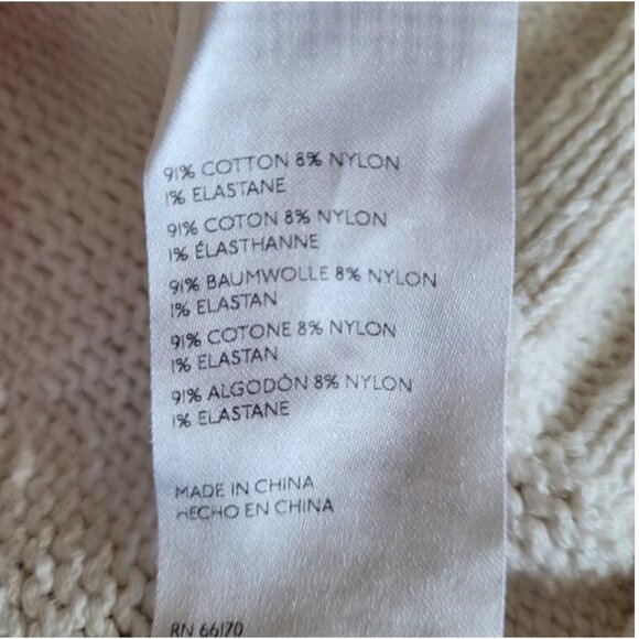 Anthropologie Pilcro Zipper Closure Knit Cardigan Fish Sweater size L - Picture 7 of 7